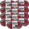 Multipack of 12 - Bernat Blanket Big Ball Yarn-Raspberry Trifle